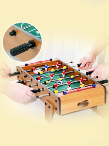Gioco di <span class=keywords><strong>calcio</strong></span> da tavolo <span class=keywords><strong>per</strong></span> bambini al coperto gioco da <span class=keywords><strong>esterno</strong></span> Mini <span class=keywords><strong>calcio</strong></span> da tavolo portatile di grandi dimensioni in legno biliardino - Product Image 5