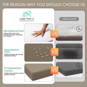 Silla de mimbre impermeable para exteriores, cojín de protección solar para piscina, <span class=keywords><strong>casa</strong></span>, balcón, Playa y Hotel, ocio, <span class=keywords><strong>tumbonas</strong></span> de playa - Product Image 3