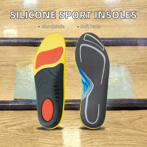 Semelles intérieures confortables en silicone pour le sport, soutien de la voûte plantaire, orthopédiques pour pieds plats, absorbant les chocs, pour fasciite plantaire, pour chaussures orthopédiques, Chine - Product Image 2