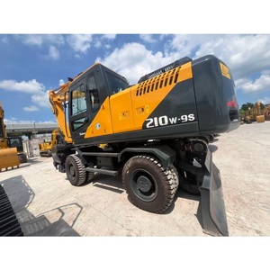 Excavadora de Ruedas Usada Hyundai 210W-9S Robex, Excavadora Hidráulica con Cucharón de 0.92m³ para Construcción y Movimiento de Tierras - Product Image 4