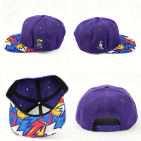 Topi Snapback Bordir Logo Kustom Grosir, Topi Snapback Ukuran Besar, Topi Baseball Cetak Transfer Sublimasi