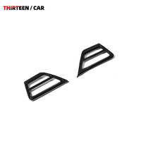 Pour BMW M2 M3 M4 G80 G82 G87 M230i 330i 2025+ – Cache de ventilation latérale de tableau de bord en carbone sec, garniture adhésive, accessoires intérieurs