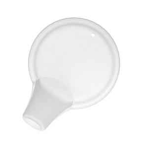 Couvercle à bec verseur ORNAMIN avec grande ouverture - Aide à la consommation à débit contrôlé, fixation adaptative pour tasse - Product Image 5