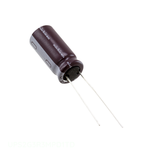 Condensador Original UPS2G3R3MPD1TD 3.3 uF de Aluminio con Orificio Pasante, 3.3UF 20% 400V RADIAL - Product Image 1