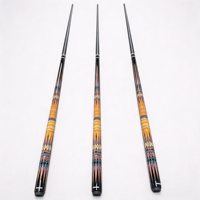 Barang Baru Terlaris XIKUNO 1/2 Split Center Joint Snooker Cue Fiberglass Aluminium Alloy Joint Panjang 147cm Premium Billiard Cue