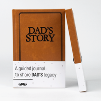 A5 Journal guidé planificateur personnalisé organisateur Agenda cuir couverture rigide Carnet de notes Service d'impression