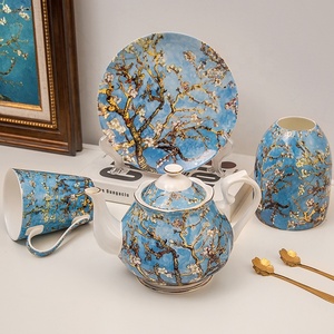 Exquisite European Style Ceramic Coffee Suit Ceramic Tea Set Afternoon Tea Bone China Coffee <b>Cup</b> Set - Product Image 2