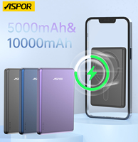 Panel Solar Magnético A382 con Carcasa Metálica Impermeable, Batería de Litio-Polímero de 10000mAh, Mini Banco de Energía Portátil Inalámbrico, PD 20W