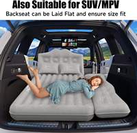 DikaSun Kasur Udara Mobil Portabel Tiup untuk SUV Truk Berkemah Kursi Belakang Tempat Tidur Perjalanan Tebal Alas Tidur Pompa Udara 2 Bantal