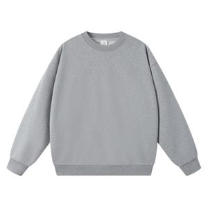 <span class=keywords><strong>Sudadera</strong></span> de <span class=keywords><strong>Hombre</strong></span> Personalizada, de Gran Peso, en Oferta, de Color Sólido, Cuello Redondo, Hombros Caídos, Estilo Casual Urbano - Product Image 4