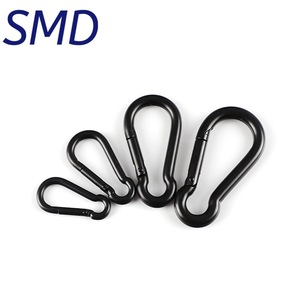 SMD Carabiner 304 Stainless Steel Spring Hook Outdoor Climbing Camping Hiking Fastener Connecting <b>Equipment</b> Universal Use - Product Image 1