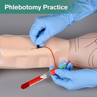 Kit de Práctica de Flebotomía para Estudiantes de Enfermería, Kit de Inicio para Práctica de Inyección Intravenosa, Sin Látex, Kit de Venopunción