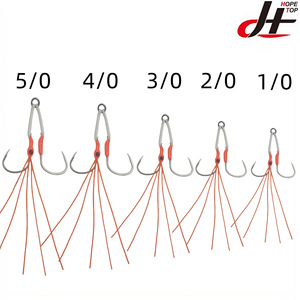 Móc câu cá bass tinh tế thủ công với kẹp kim loại cho mồi được thiết kế đặc biệt cho câu cá trên biển - Product Image 4