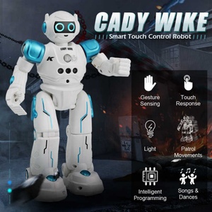 Robot éducatif intelligent SJY-R11 avec télécommande tactile, châssis coulissant à quatre roues, distance de contrôle de 6 à 8 m, chant, danse, glisse - Product Image 6
