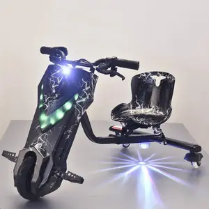 3 Wheel drift scooter, max climbing angle 5 degree motorized drift trike for sale, 36v lithium battery powered drift trike