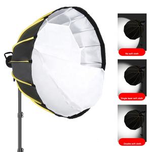 Boîte à lumière parabolique à monture baïonnette profonde de 120 cm, boîte à lumière LED pour studio <span class=keywords><strong>photo</strong></span>, boîte à lumière portable à installation rapide, tente <span class=keywords><strong>photo</strong></span> parabolique - Product Image 3