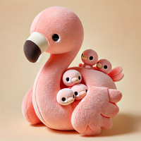 Animal en peluche personnalisé flamant rose peluche flamant rose peluche peluches Animal doux personnalisé