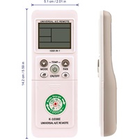 Télécommande universelle pour climatiseur K-1038E 1000 en 1, compatible avec les climatiseurs DAIKIN/ELECTROLUX/FEIEDRICH/FUJITSU/HAIER