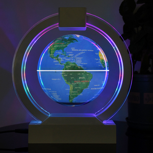 Globe flottant #1 de conception de brevet de best seller, carte du monde changeante de lévitation de lumière LED pour Amazone - Product Image 4