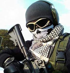 Premium classico <span class=keywords><strong>teschio</strong></span> protezione per il viso maschera per il ghiaccio in seta di passamontagna per moto per il ciclismo - Product Image 6