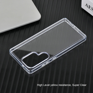 <span class=keywords><strong>Coque</strong></span> de téléphone à armure transparente pour Samsung <span class=keywords><strong>Galaxy</strong></span> S25/S25 Plus/S25 Couverture de téléphone portable antichoc transparente résistante à l'ultra jaune - Product Image 2