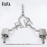 Pour Range Rover Sport 3.0T 2022 acier inoxydable mi-queue haute performance catback tuyau d'échappement silencieux de soupape électrique