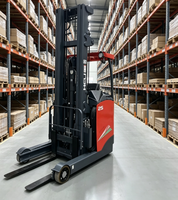 Chariot élévateur électrique à conducteur debout CQD25-GC2R HELI 2500 kg avec commande au pouce pour entrepôt à rayonnages hauts et couloirs étroits