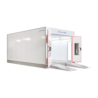 Cabine de peinture automobile électrique Longxiang LX1 avec four de cuisson personnalisé, température de cuisson 60°C