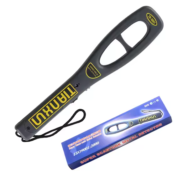 Portable Handheld Metal Detector Wand TX-1001 for Security Screening, High Precision Body Scanner with Adjustable Sensitivity