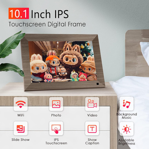 10.1 ''cảm ứng thanh lịch kỹ thuật số khung khung phát lại video Type-C wifi với calander báo động - Product Image 3