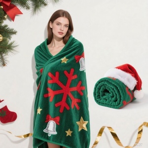 Coperta in flanella di poliestere di lusso leggero per divano, calda e spessa, per autunno inverno, personalizzabile secondo <span class=keywords><strong>disegni</strong></span>, per il commercio transfrontaliero. - Product Image 3