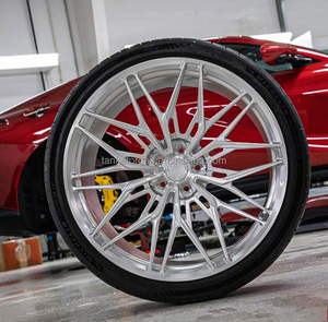 Jante en alliage décalée polie deux pièces série X roue forgée or <span class=keywords><strong>champagne</strong></span> brossé pour Audi Rs6 A7 pour <span class=keywords><strong>Ferrari</strong></span> 812 Super Fast - Product Image 2