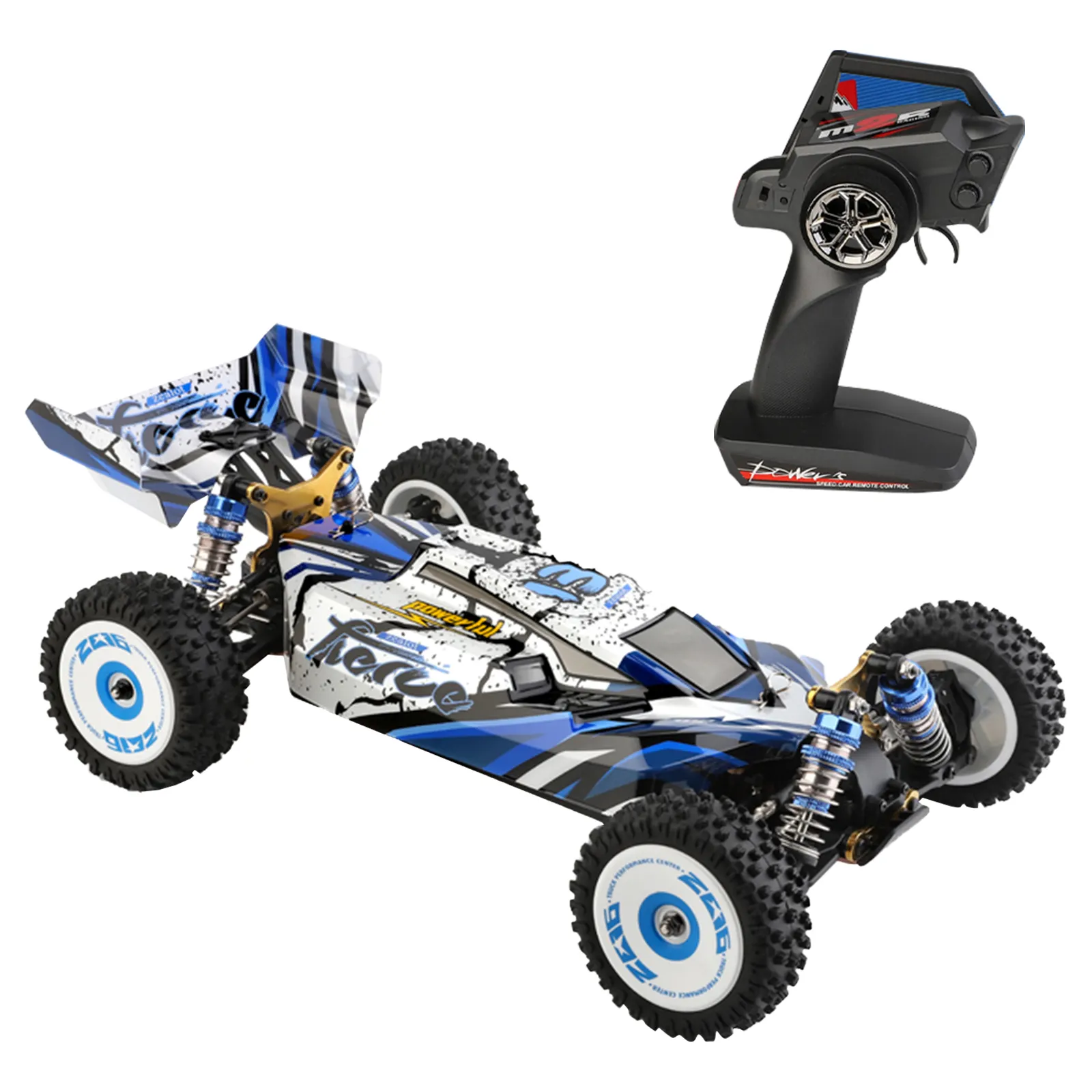 WLtoys 124017 RC Car Off-Road Car High Speed Remote Control Crawler 1/12 2.4GHz Racing Car 75km/h 4WD RTR Metal Chassis Toys Kid