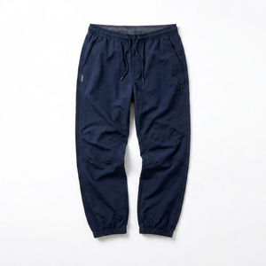 Men's <b>Slim</b> Fit Dark Wash Quick Dry Lightweight <b>Jogger</b> Pants with Drawstring Cuffs and Elastic Waist-Casual Streetwear - Product Image 1