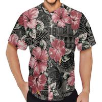 2024 nouveau Design maillots hommes polynésien Tribal impression motif personnalisé Baseball maillot Hawaii Style été livraison directe vêtements