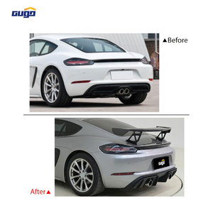 Kit carrosserie GUGO pour <span class=keywords><strong>Porsche</strong></span> <span class=keywords><strong>Cayman</strong></span> <span class=keywords><strong>718</strong></span> <span class=keywords><strong>GT4</strong></span>, ensemble complet d'accessoires d'apparence, look sport, pièces de garniture de carrosserie, personnalisation de véhicule haut de gamme - Product Image 3