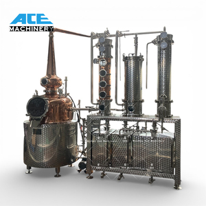 Equipo de Destilación de Whisky, Alambique Híbrido de Cobre/Acero Inoxidable de 300L, 500L, 700L - Product Image 5