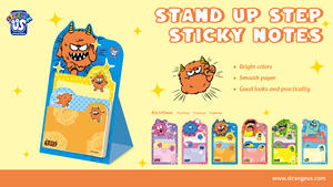 Bloc de <span class=keywords><strong>Notas</strong></span> Adhesivas con Forma de Monstruo de Stranger Things - Set de Blocs de <span class=keywords><strong>Notas</strong></span> Escalonados para Exhibición en Escritorio - Product Image 2