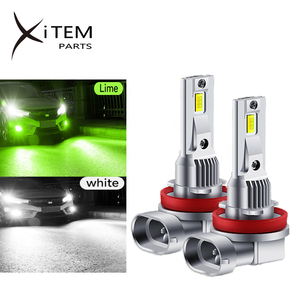 XITEM double couleur Led phares ampoules pour voiture stroboscope 40W sans ventilateur LED antibrouillard citron jaune <span class=keywords><strong>vert</strong></span> <span class=keywords><strong>H7</strong></span> H11 HB3 HB4 - Product Image 4