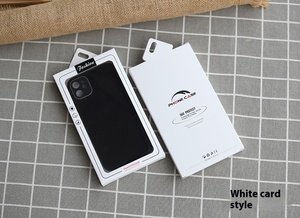 Best-seller Vente en gros quantité minimale de commande bas étui de protection intelligent en papier kraft brun blanc pour téléphone portable Boîte d'emballage avec insert en plastique - Product Image 6