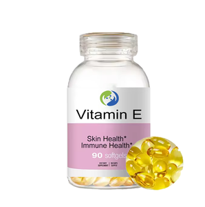 Etiqueta privada Blanqueamiento de la piel natural Vitamina E Cápsulas de gel blando Suplemento de vitamina para adultos Adolescentes No para mujeres embarazadas - Product Image 1