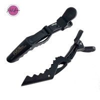 Pince de haute qualité pour coiffeur professionnel, pinces Crocodile avec Logo