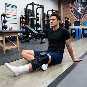 Massaggiatore Elettrico Wireless per Gambe, Ricaricabile, con Pressione d'Aria e Riscaldamento/Refrigerazione Automatici per il <span class=keywords><strong>Rilassamento</strong></span> Muscolare - Product Image 1