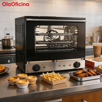 Four à convection OLA OFICINA BOV-3A avec commande par bouton, thermostat réglable de 0 à 300, protection contre la surchauffe, à poser au sol, pour boulangerie