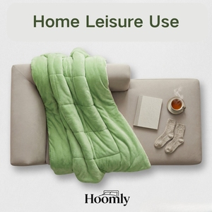 Couette matelassée de luxe Hoomly en polyester uni 150x200cm, écologique, pour chambre à coucher et <span class=keywords><strong>literie</strong></span> - Product Image 3