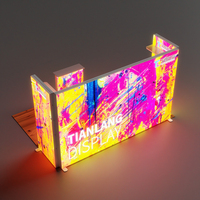 Kotak Lampu Portabel Berkelanjutan untuk Iklan, Bingkai Aluminium Daur Ulang, Kain Seg Tension Modular, Dinding Pameran