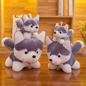 Benutzer definierte Anime Plüsch tier sibirischen Husky Plüsch tier Puppen für Kinder große Husky Plüsch tier Stofftier benutzer definierte Husky Plüsch tier