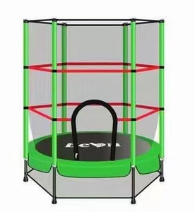 Trampolino per Bambini da Interno con Rete di Sicurezza, Letto Elastico per Bambini e Neonati in Materiale PU Resistente, Certificato TUV - Product Image 4