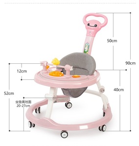 Multi funzionale Anti punta Anti-O gambe a forma di <span class=keywords><strong>passeggino</strong></span> apprendimento deambulatore per ragazzi e ragazze a sedersi e imparare a camminare - Product Image 6