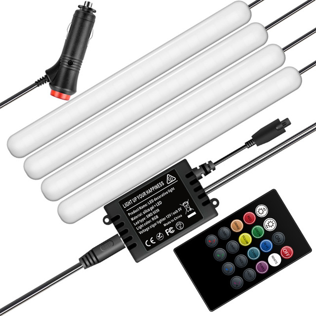 Yosovlamp LED Decorative Light Strip Voice Controlled Music Rhythm Interior Atmosphere Light for Golf Versa Tucson Sylphy New